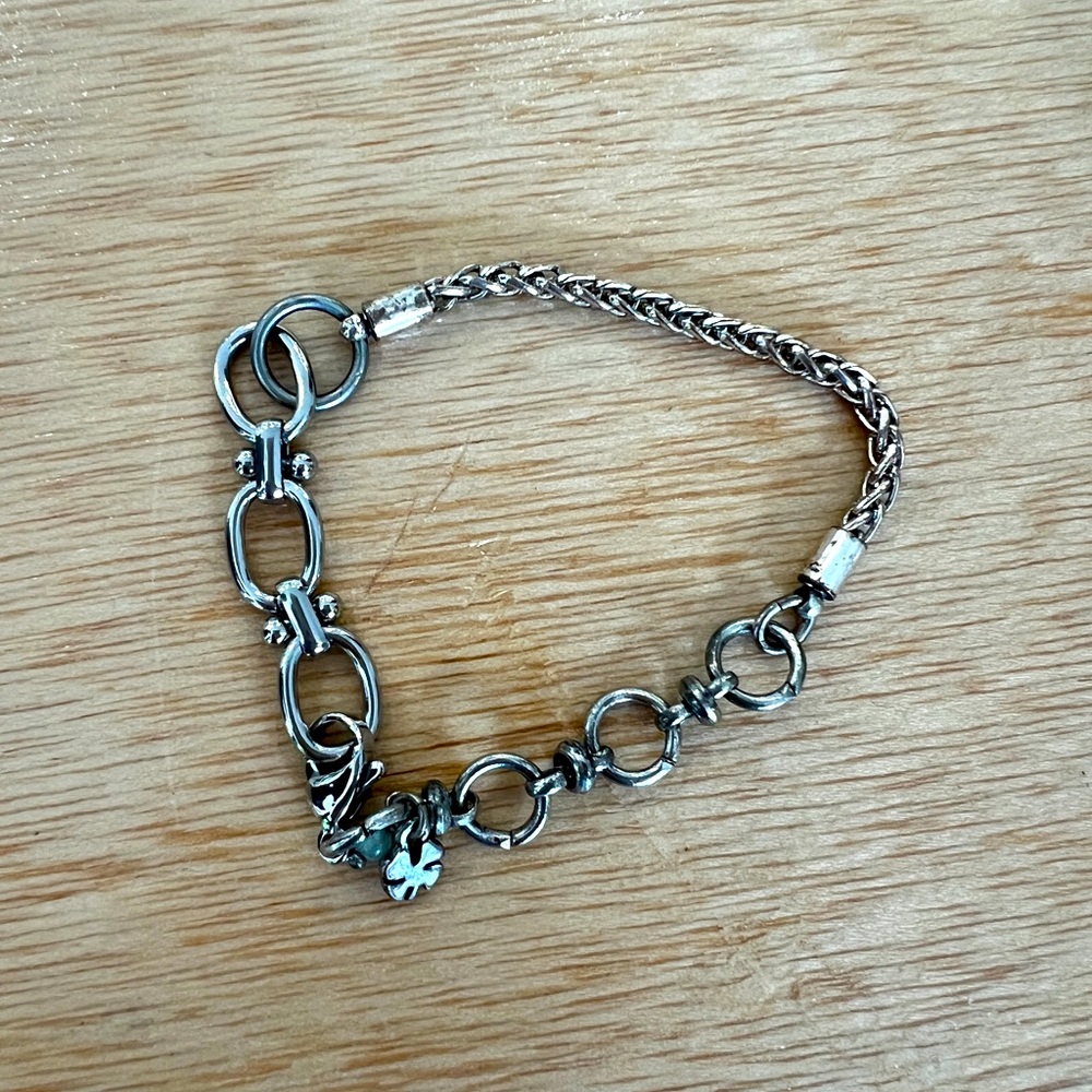 Unique silver bracelet